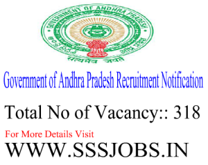 Government of Andhra Pradesh Notification 2015 for 318 Vacancies