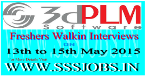 3DPLM Mega Walkin Recruitment Drive on 13th to 15th May 2015