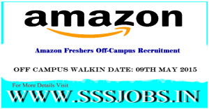 Amazon Freshers Off-Campus Recruitment on 09th May 2015