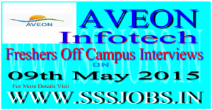 Aveon Infotech Freshers Off Campus Recruitment On 09th May 2015
