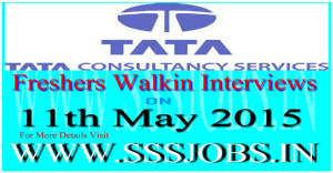TCS Freshers Walkin Recruitment on 11th May 2015