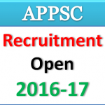 Arunachal Pradesh Public Service Commission Recruitment 2016